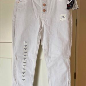 Ankle Length White Jeans